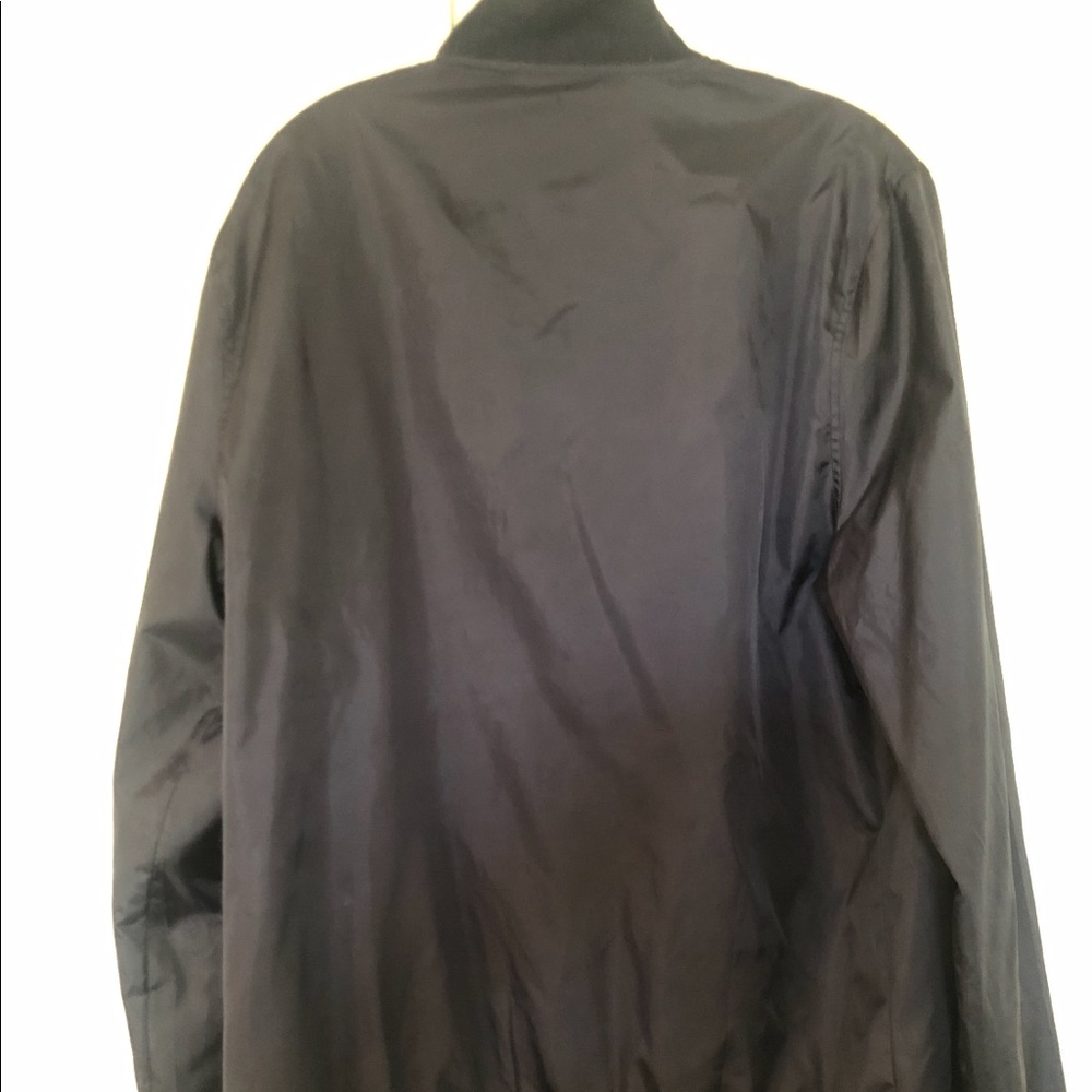 Men’s Navy blue reversible bomber jacket